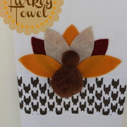 No+Sew+Stenciled+Turkey+Towel
