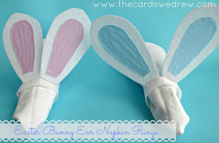 Easter Bunny Ear Napkin Rings