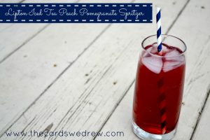 lipton iced tea peach pomegranate spritzer