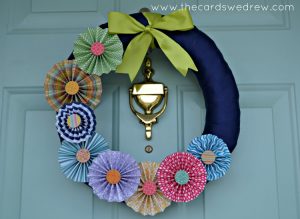 pinwheel wreath