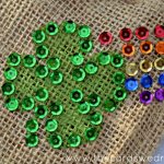 rainbow shamrock treat bag