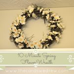 Quick and Easy Spring Flower Wreath