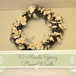 Quick and Easy Spring Flower Wreath