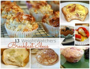 WeightWatchers Breakfast Ideas Collage