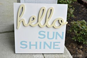hello sunshine sign