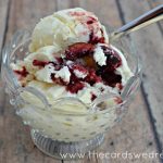 homemade cherry almond ice cream