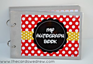 My Disney Autograph Book with Free Downloadable Print from The Cards We Drew and DimplePrints