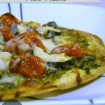 Roasted Tomato and Pesto Pizza