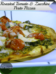 Roasted Tomato and Pesto Pizza
