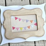 layered pennant frame tutorial