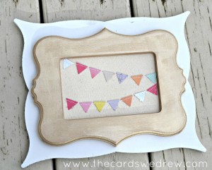 layered pennant frame tutorial
