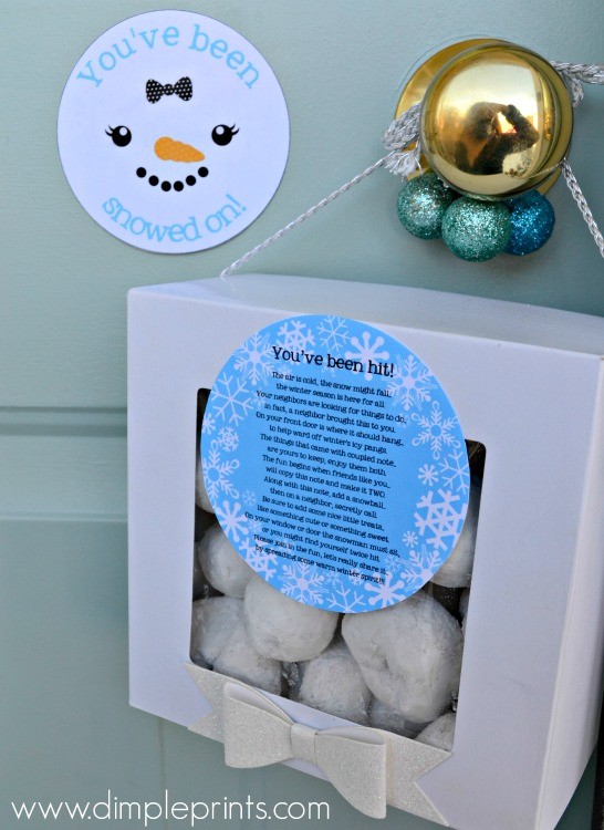 You've Been Snowed On Free Printables from DimplePrints