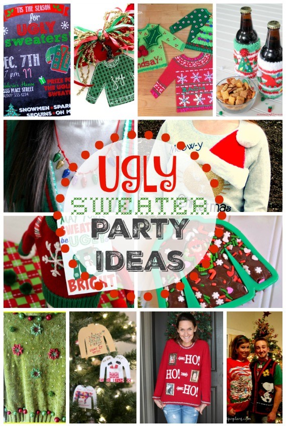 13 Ugly Sweater Party Ideas from top bloggers