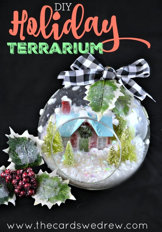 DIY Holiday Terrarium