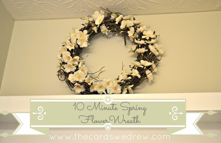 Quick and Easy Spring Flower Wreath