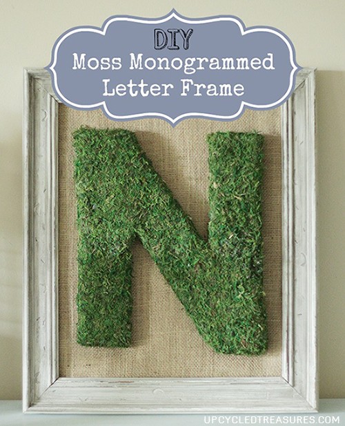 diy-moss-monogrammed-letter-frame