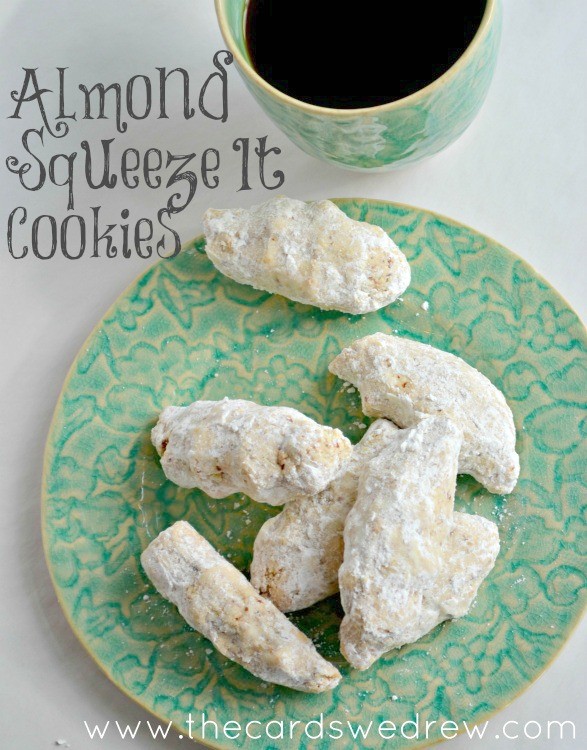 Almond Squeeze-It Cookies from The Cards We Drew--perfect with coffee #HolidayButter #cbias #holidaybaking