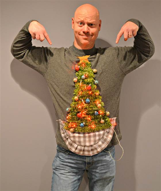 DIY Ugly Christmas Tree Sweater