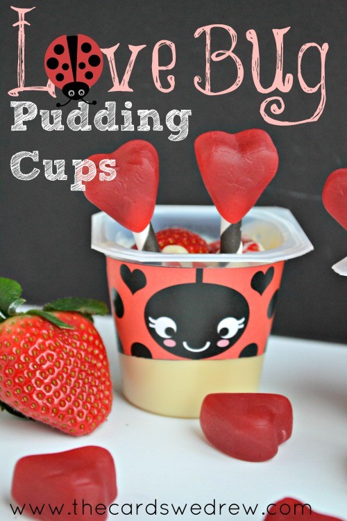 Love Bug Pudding Cups #SnackPackMixins #Ad