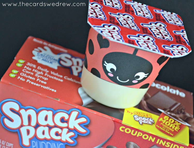 Snack Pack Love Bug Wrappers