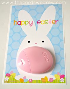Easter Bunny EOS Lotion Printable - The Cards We Drew
