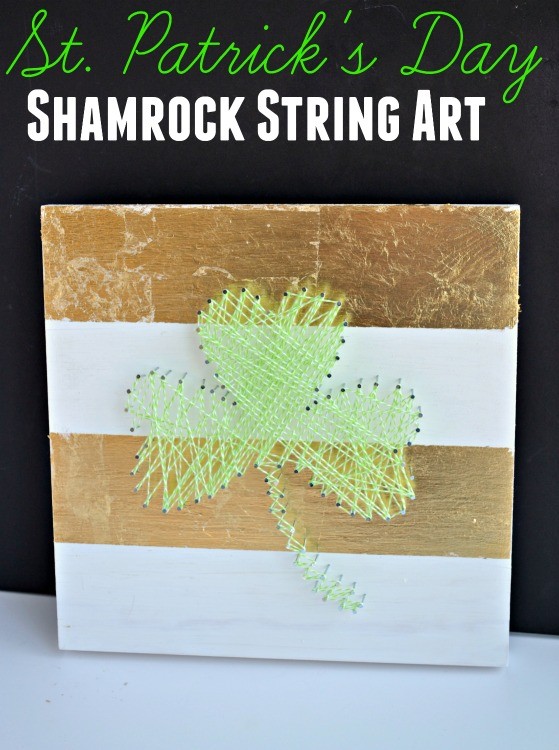 St. Patrick's Day Shamrock String Art