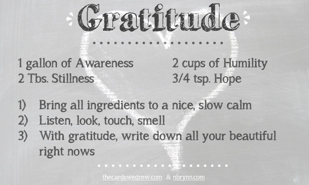 Gratitude Recipe
