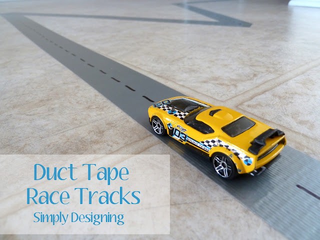 duct tape race tracks