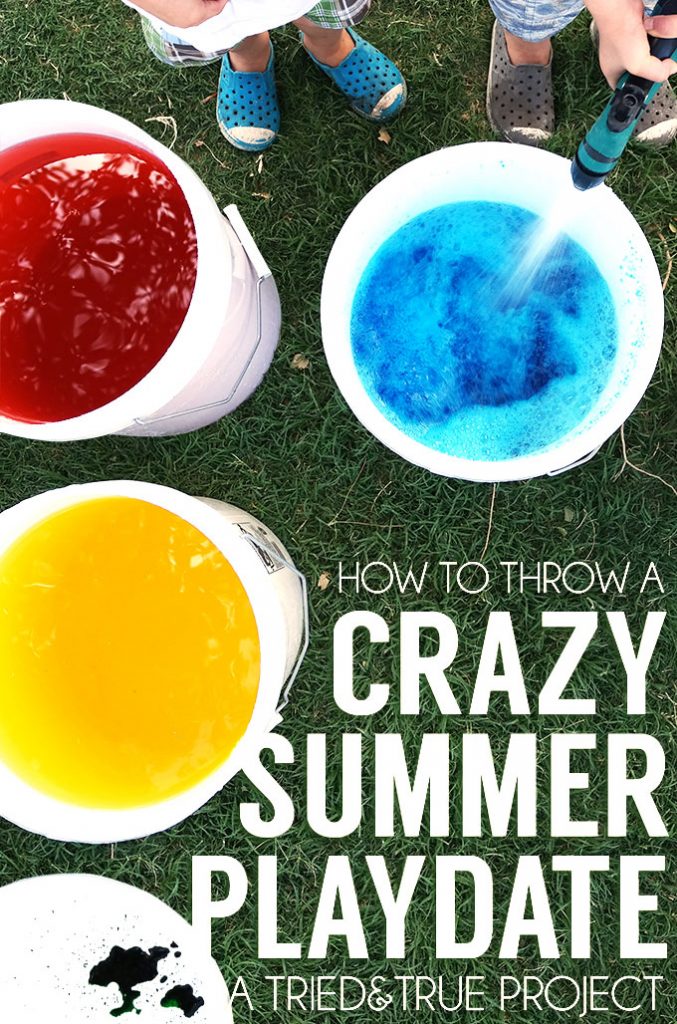 how to throw a summer playdate