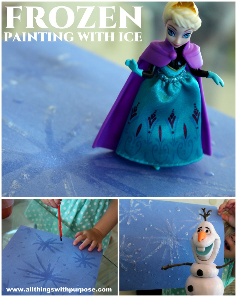 painting with ice