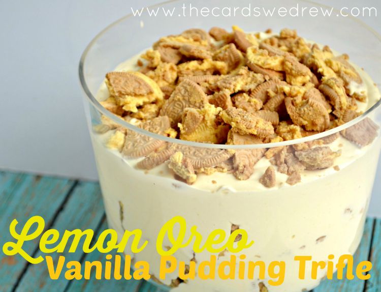 Lemon Oreo Vanilla Pudding Trifle