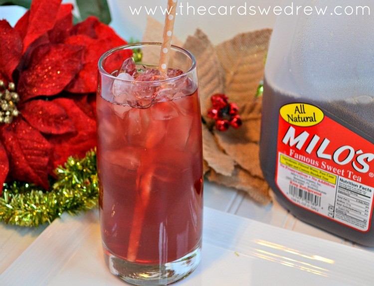 cranberry holiday drinks