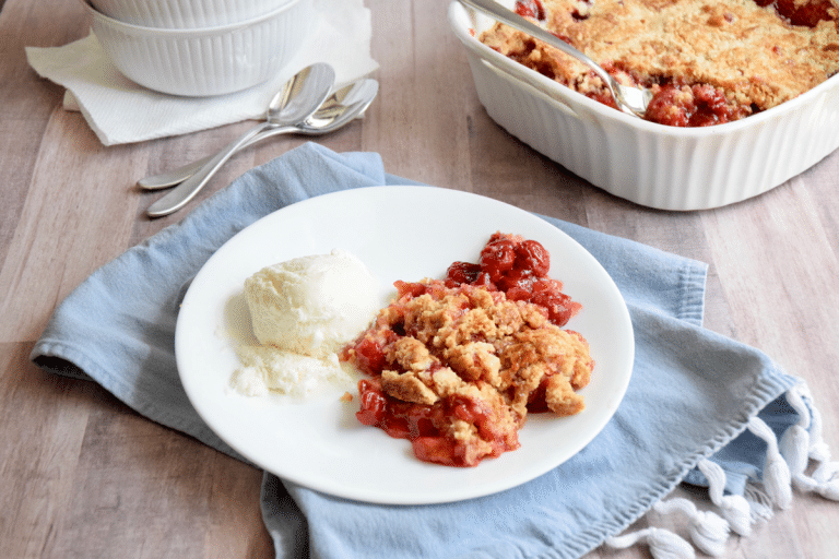 easy cherry cobbler recipe