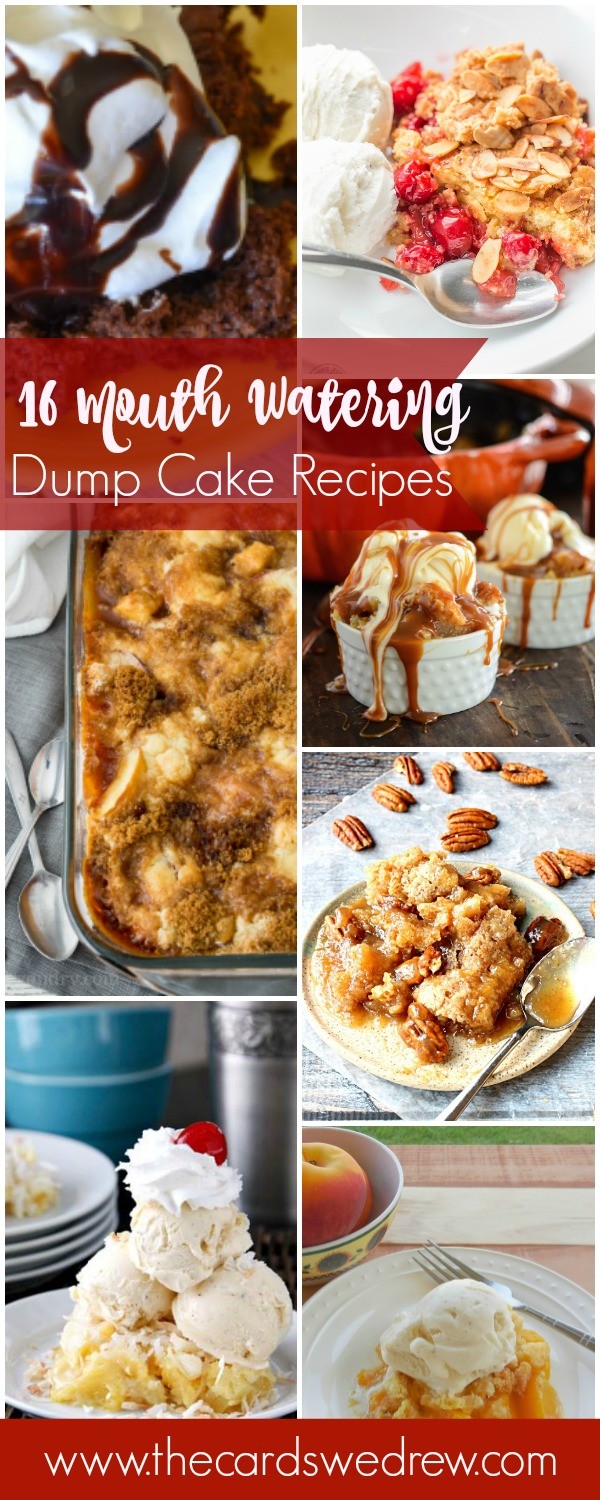 16 Mouth Watering Dump Cake Recipes | www.thecardswedrew.com