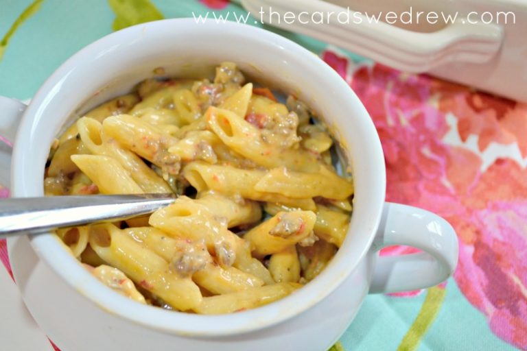 Spicy Sausage and Cheese Penne Pasta