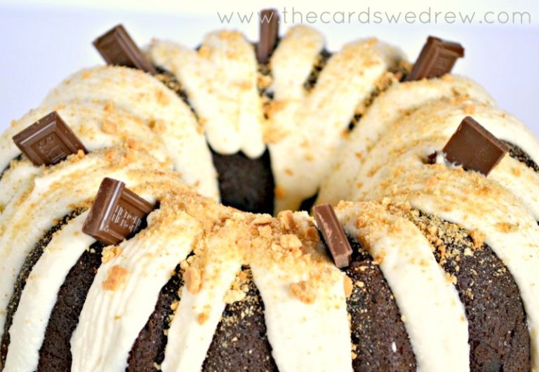 Chocolate Smores Bundt Cake