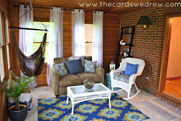 Indoor Patio Makeover {Final Reveal}