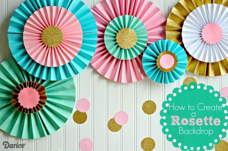 How to make paper rosettes