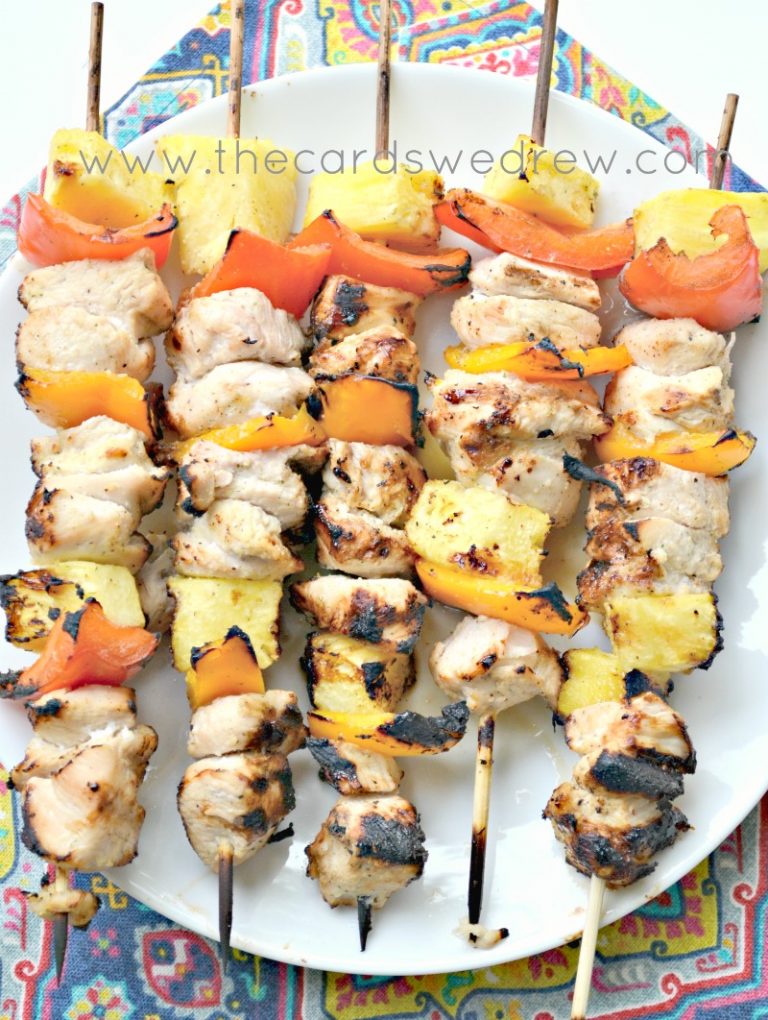 Grilled Margarita Chicken Kabobs