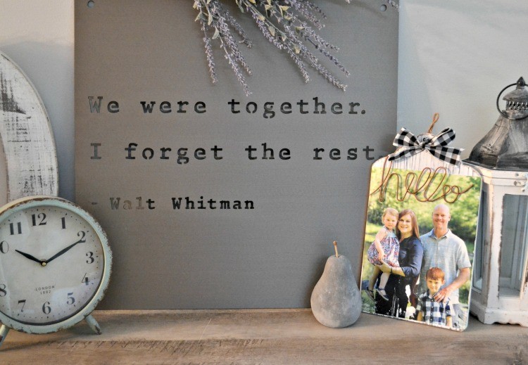 new ways to decorate with photos