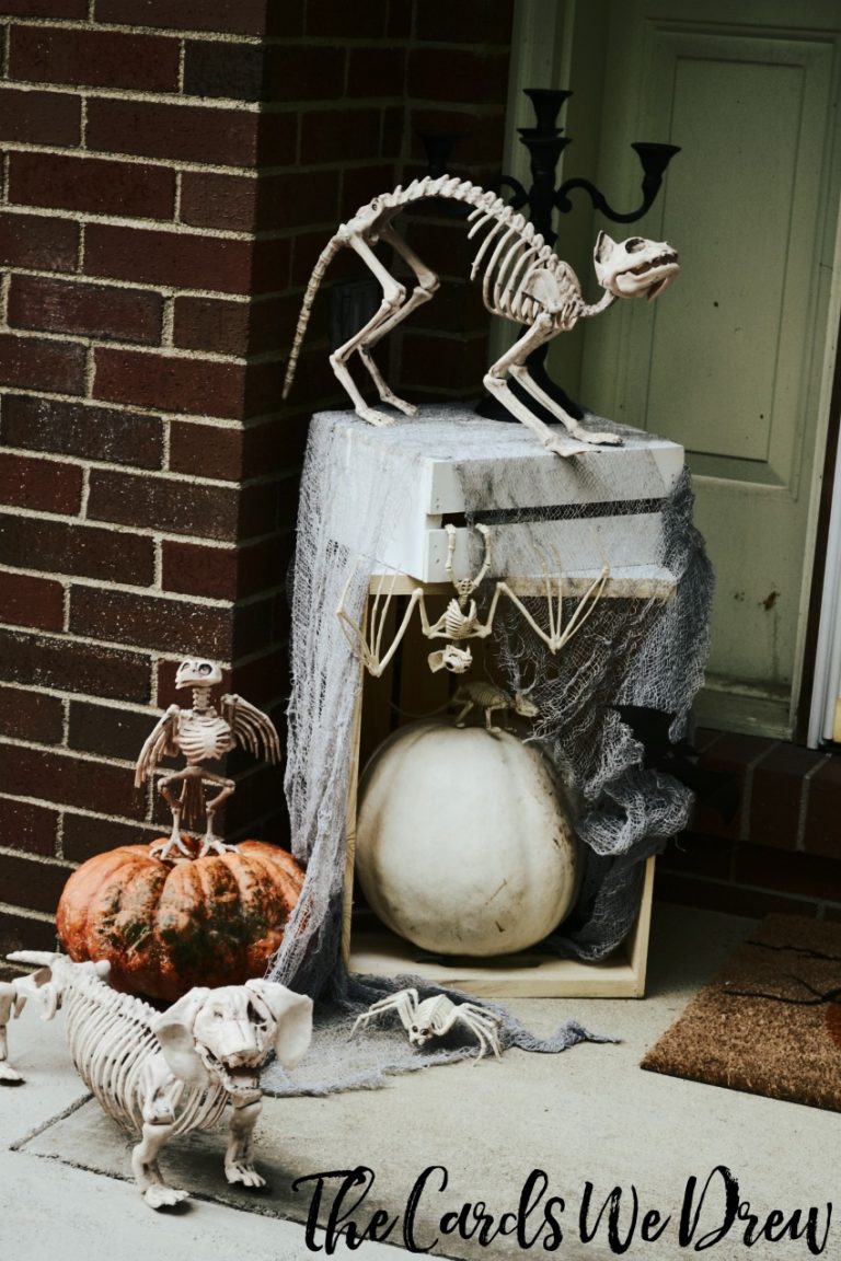 Pet Cemetery Halloween Front Door Decor