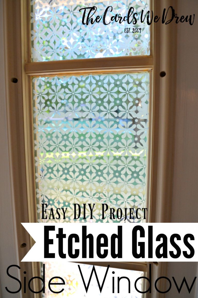 Glass Etched Front Door Side Window