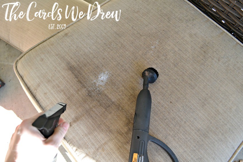 how to steam clean patio furniture