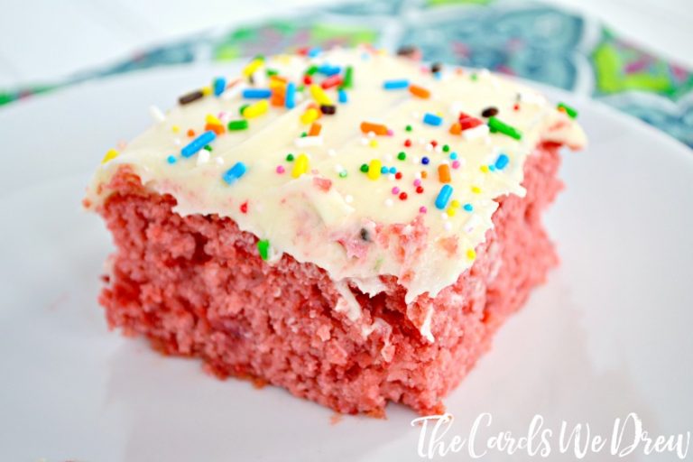 Strawberry Vanilla Dump Cake