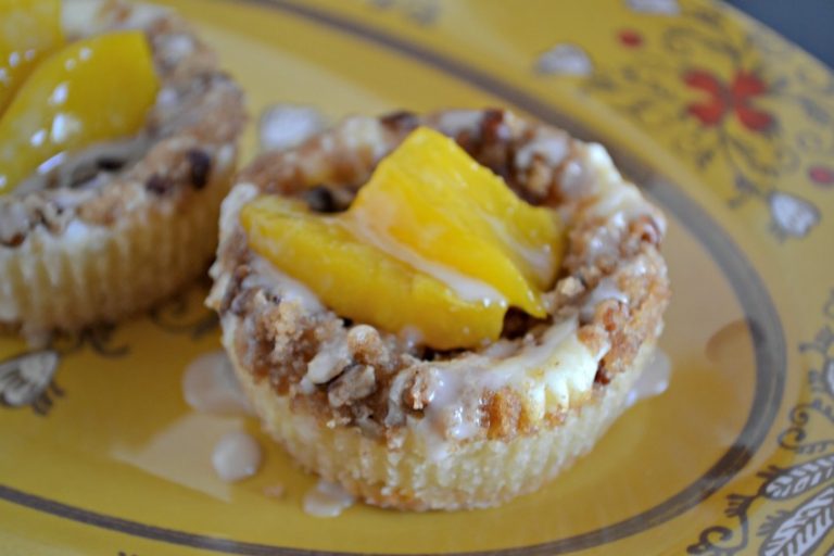 Peach and Pecan Sweet Tea Cheesecake Cups