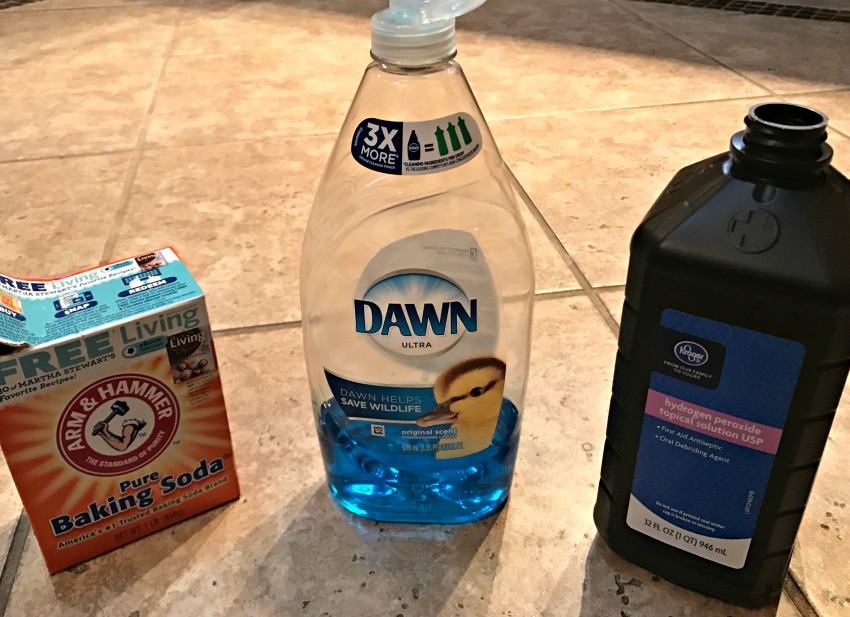 homemade grout cleaner with dawn