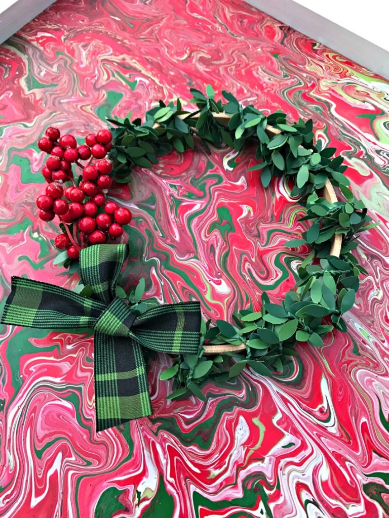 Marbled Christmas Sign