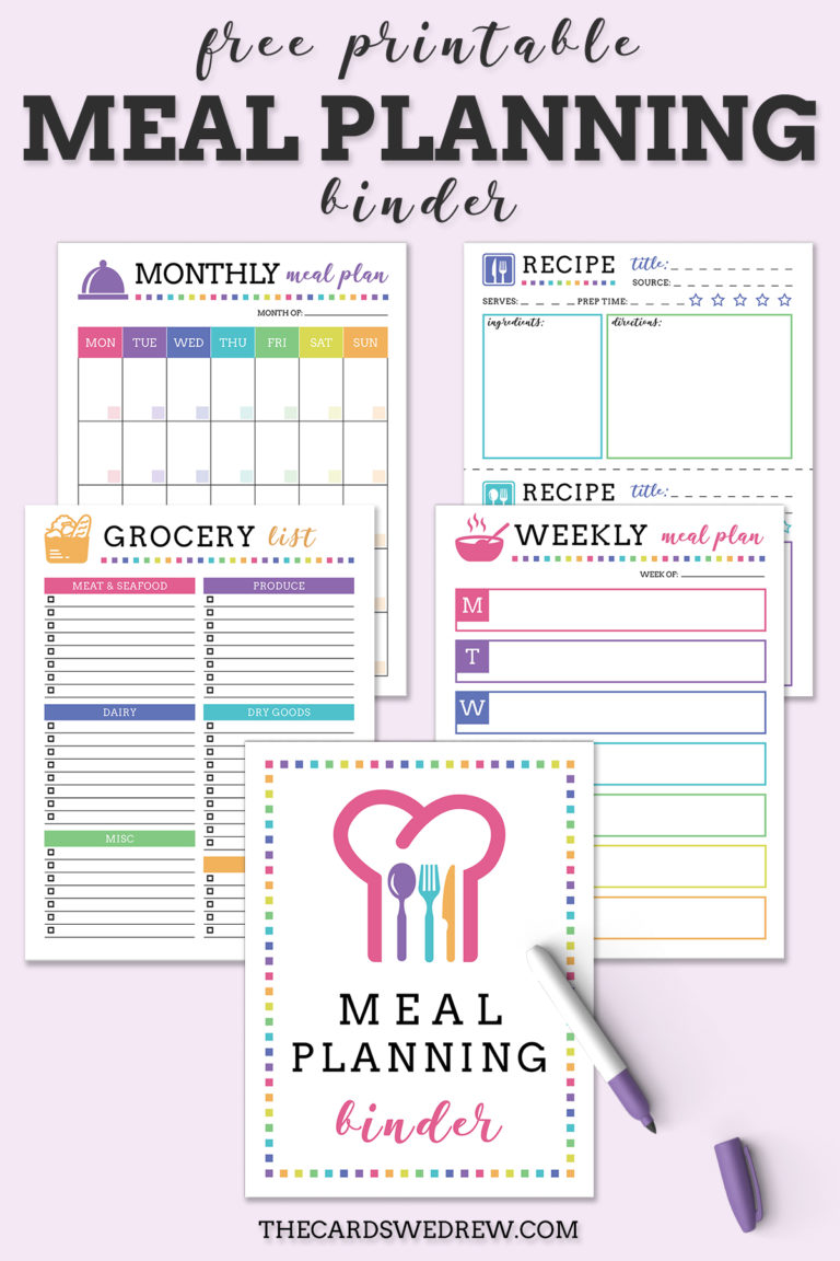 Meal Planning Printables – Get Them FREE