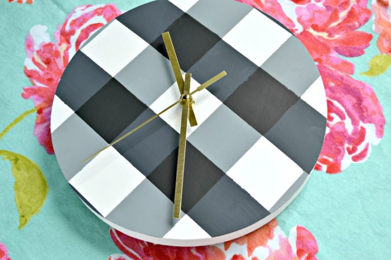 how to paint gingham