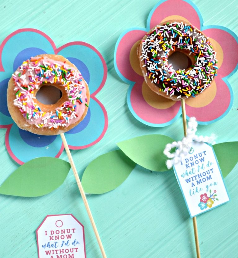 Mother’s Day Flower Donut Bouquet